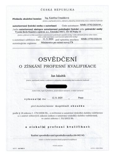 Osvědčení (2025)